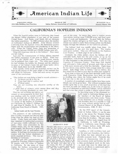 California\'s Hopeless Indians (American Indian Life, 1926, No.4)