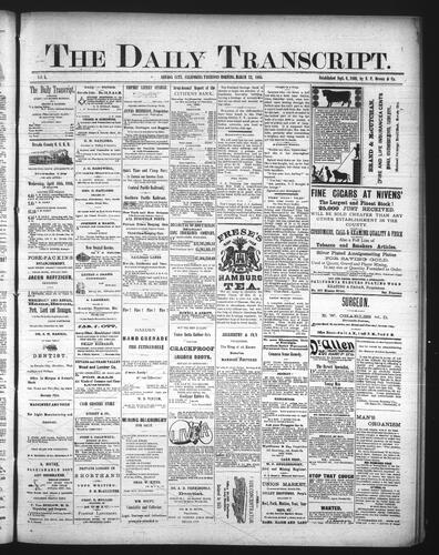 Click to view Daily Transcript, The Daily Transcript, The