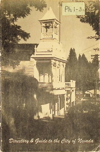 Directory and Guide to the City of Nevada (PH 1-3)(1946)