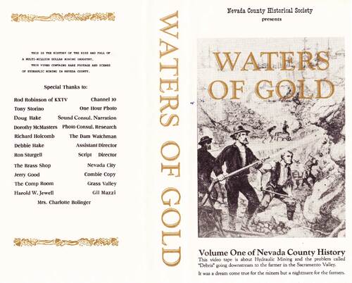 Waters of Gold - VHS Tape Box Cover