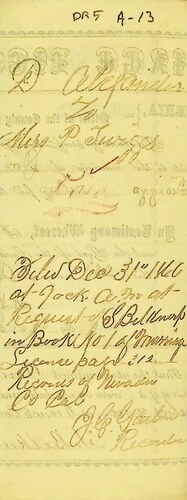 Click to see DR 6 A-13 of Marriage Certificates (DR 6 A)