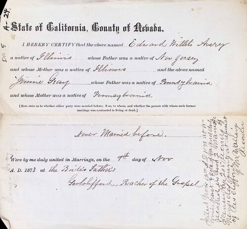 Click to see DR 6 A-24 of Marriage Certificates (DR 6 A)