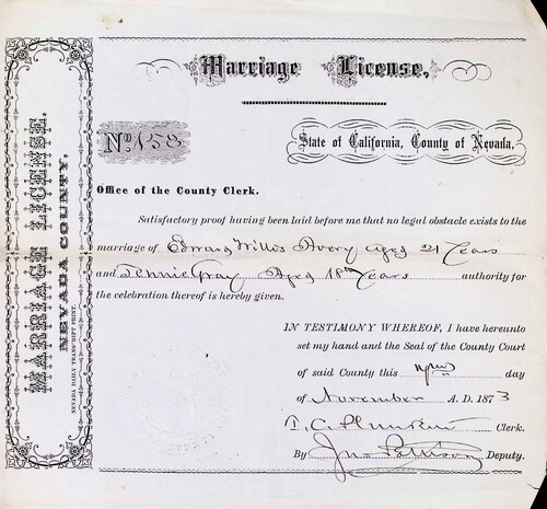 Click to see DR 6 A-24 of Marriage Certificates (DR 6 A)