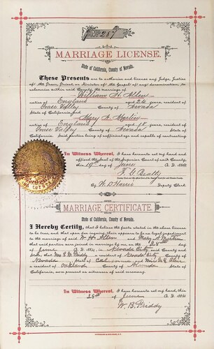 Click to see DR 6 A-35 of Marriage Certificates (DR 6 A)