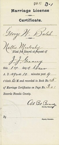 Click to view Marriage Certificates (DR 6 B) Marriage Certificates (DR 6 B)