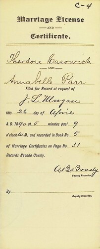Click to see DR 6 C-4 of Marriage Certificates (DR 6 C)