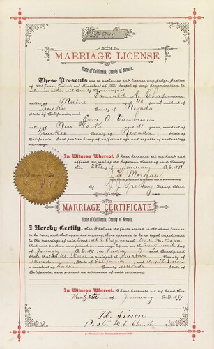 Click to see DR 6 C-6 of Marriage Certificates (DR 6 C)