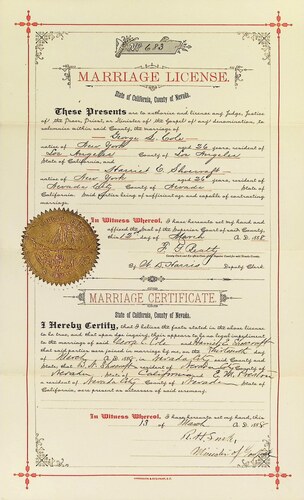 Click to see DR 6 C-11 of Marriage Certificates (DR 6 C)