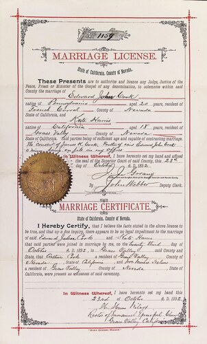 Click to see DR 6 C-14 of Marriage Certificates (DR 6 C)