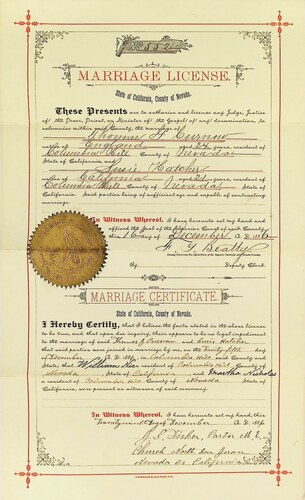 Click to see DR 6 C-17 of Marriage Certificates (DR 6 C)