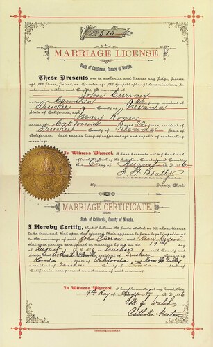Click to see DR 6 C-18 of Marriage Certificates (DR 6 C)