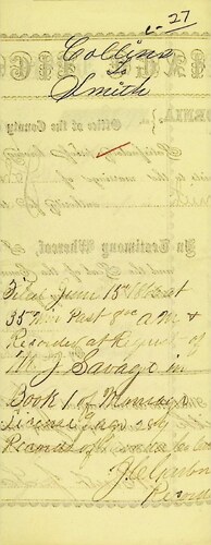 Click to see DR 6 C-27 of Marriage Certificates (DR 6 C)