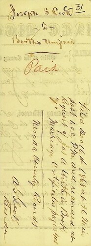 Click to see DR 6 C-31 of Marriage Certificates (DR 6 C)