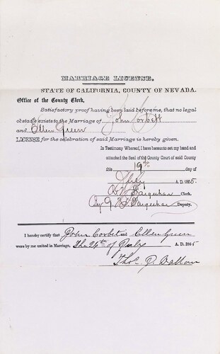 Click to see DR 6 C-39 of Marriage Certificates (DR 6 C)