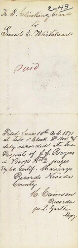 Click to see DR 6 C-43 of Marriage Certificates (DR 6 C)