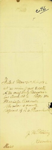 Click to see DR 6 C-46 of Marriage Certificates (DR 6 C)