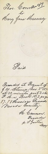 Click to see DR 6 C-47 of Marriage Certificates (DR 6 C)