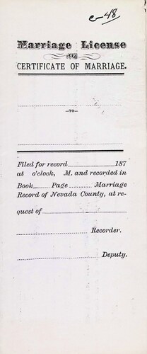 Click to see DR 6 C-48 of Marriage Certificates (DR 6 C)