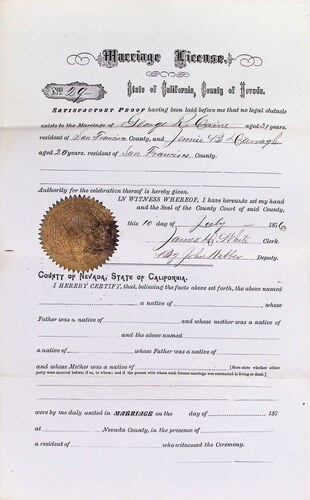 Click to see DR 6 C-48 of Marriage Certificates (DR 6 C)