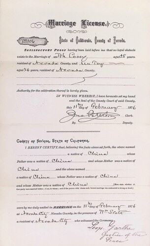 Click to see DR 6 C-51 of Marriage Certificates (DR 6 C)