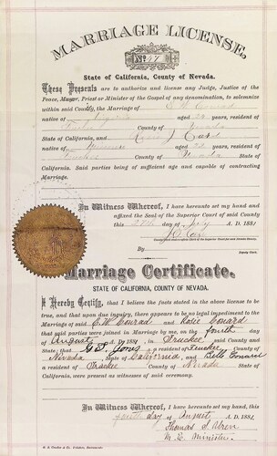 Click to see DR 6 C-82 of Marriage Certificates (DR 6 C)
