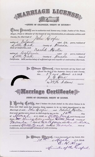 Click to see DR 6 C-89 of Marriage Certificates (DR 6 C)