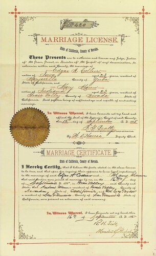 Click to see DR 6 C-106 of Marriage Certificates (DR 6 C)