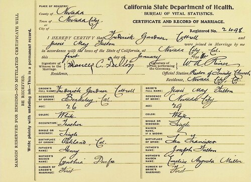 Click to see DR 6 C-113 of Marriage Certificates (DR 6 C)