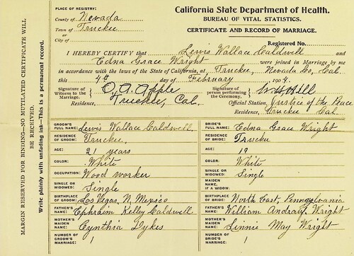 Click to see DR 6 C-115 of Marriage Certificates (DR 6 C)