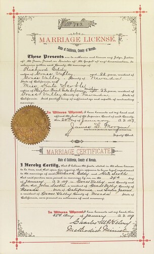 Click to see DR 6 E-2 of Marriage Certificates (DR 6 E)