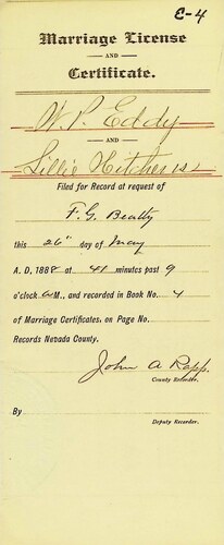Click to see DR 6 E-4 of Marriage Certificates (DR 6 E)
