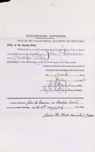 Click to see DR 6 E-13 of Marriage Certificates (DR 6 E)