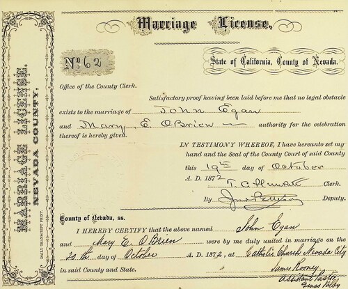 Click to see DR 6 E-21 of Marriage Certificates (DR 6 E)