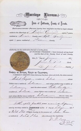Click to see DR 6 E-30 of Marriage Certificates (DR 6 E)