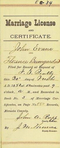 Click to see DR 6 E-34 of Marriage Certificates (DR 6 E)