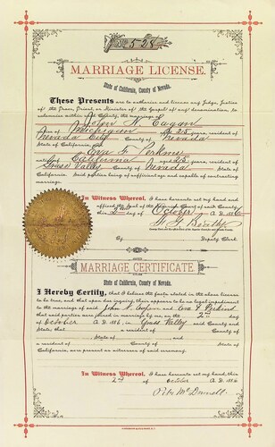 Click to see DR 6 E-44 of Marriage Certificates (DR 6 E)