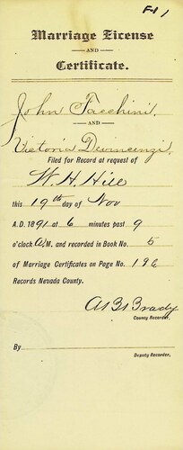 Click to view Marriage Certificates (DR 6 F) Marriage Certificates (DR 6 F)