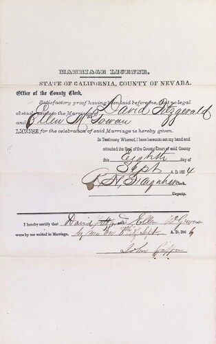 Click to see DR 6 F-7 of Marriage Certificates (DR 6 F)