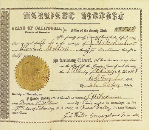 Click to see DR 6 F-24 of Marriage Certificates (DR 6 F)