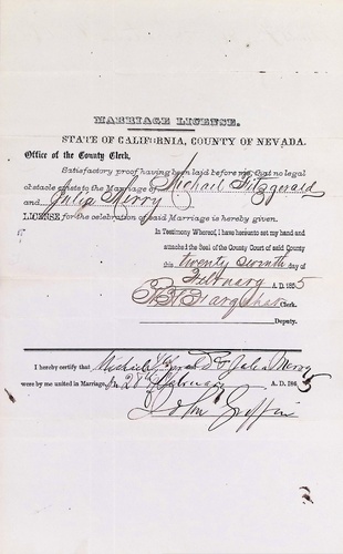 Click to see DR 6 F-29 of Marriage Certificates (DR 6 F)