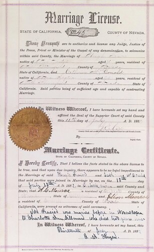 Click to see DR 6 F-34 of Marriage Certificates (DR 6 F)