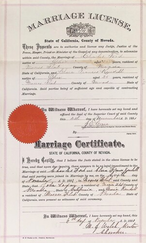 Click to see DR 6 F-35 of Marriage Certificates (DR 6 F)