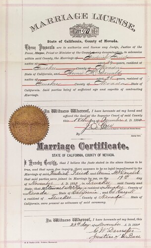 Click to see DR 6 F-37 of Marriage Certificates (DR 6 F)