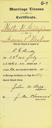 Click to see DR 6 G-9 of Marriage Certificates (DR 6 G)