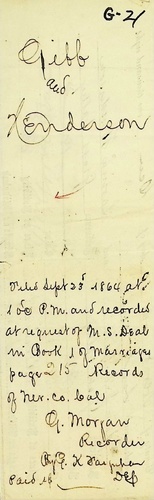 Click to see DR 6 G-21 of Marriage Certificates (DR 6 G)