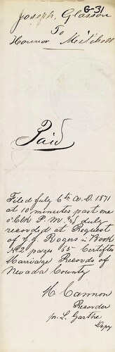 Click to see DR 6 G-31 of Marriage Certificates (DR 6 G)