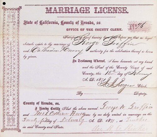 Click to see DR 6 G-32 of Marriage Certificates (DR 6 G)