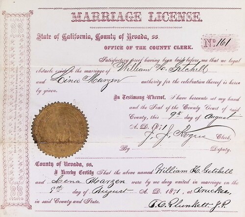 Click to see DR 6 G-34 of Marriage Certificates (DR 6 G)
