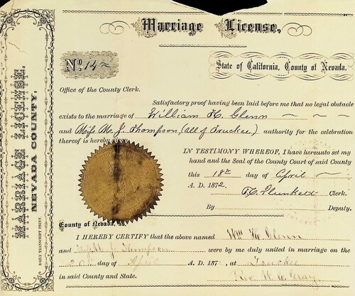 Click to see DR 6 G-36 of Marriage Certificates (DR 6 G)