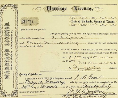 Click to see DR 6 G-37 of Marriage Certificates (DR 6 G)